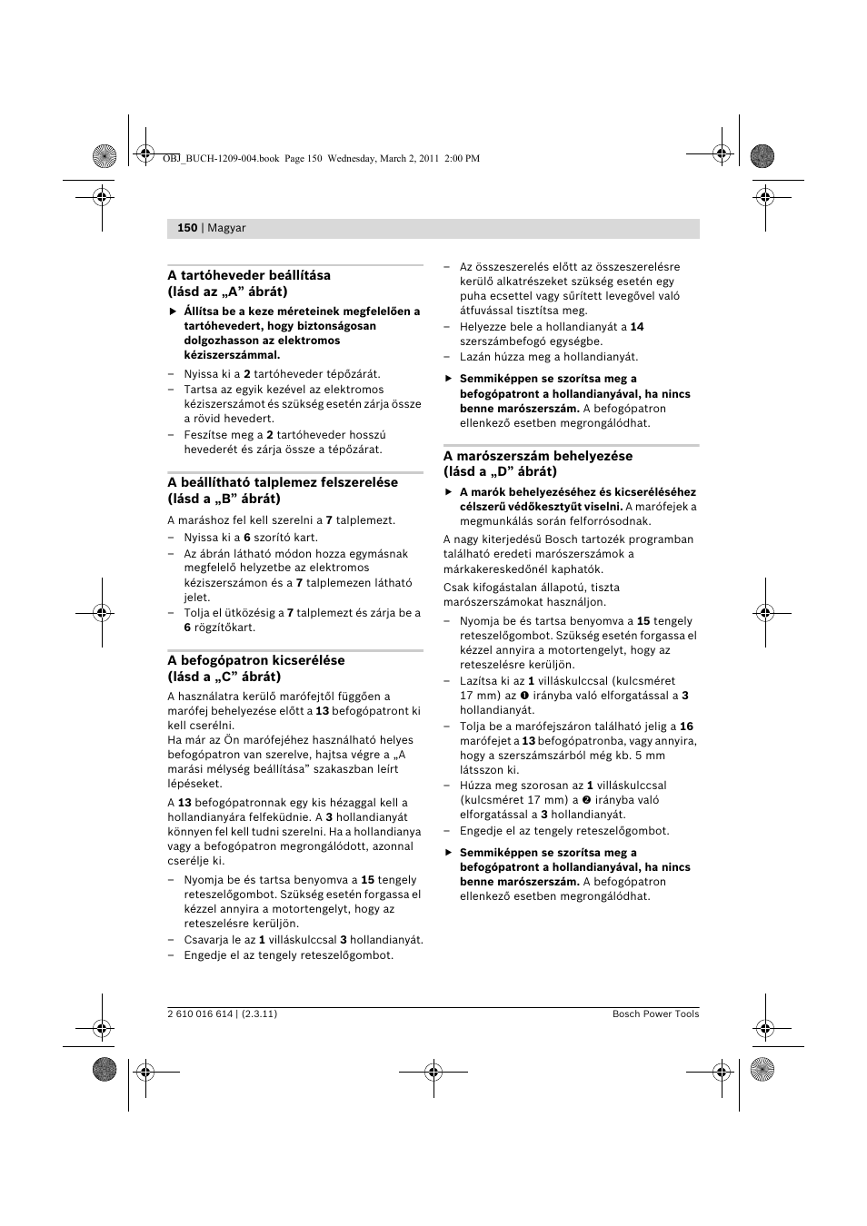 Bosch GTR 30 CE Professional User Manual | Page 150 / 256