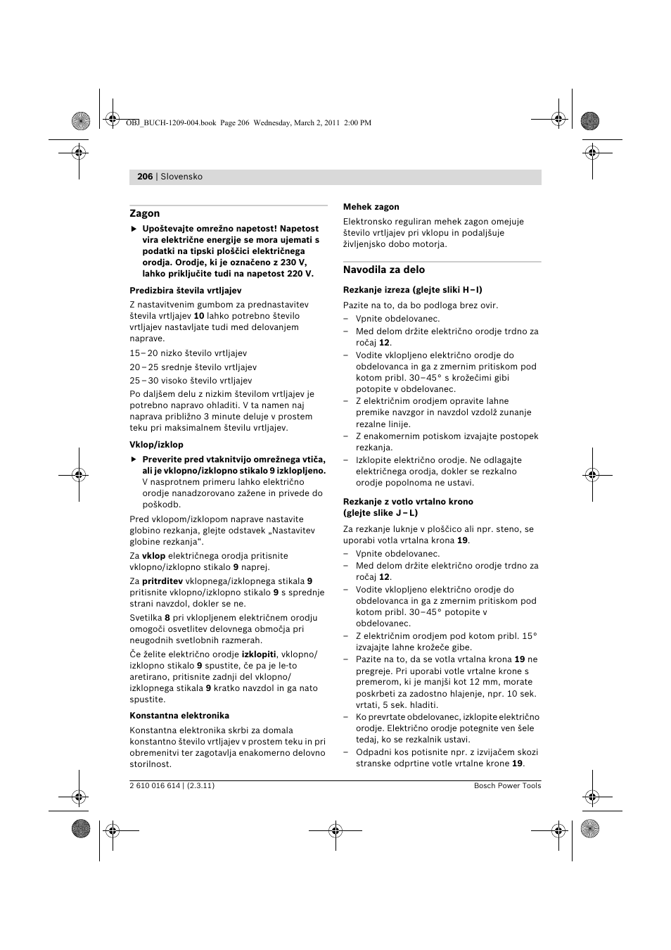 Bosch GTR 30 CE Professional User Manual | Page 206 / 256