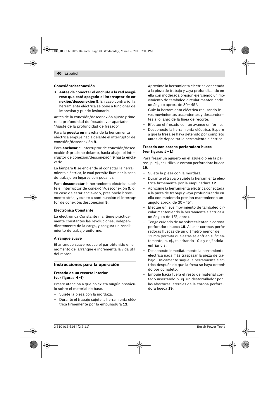 Bosch GTR 30 CE Professional User Manual | Page 40 / 256