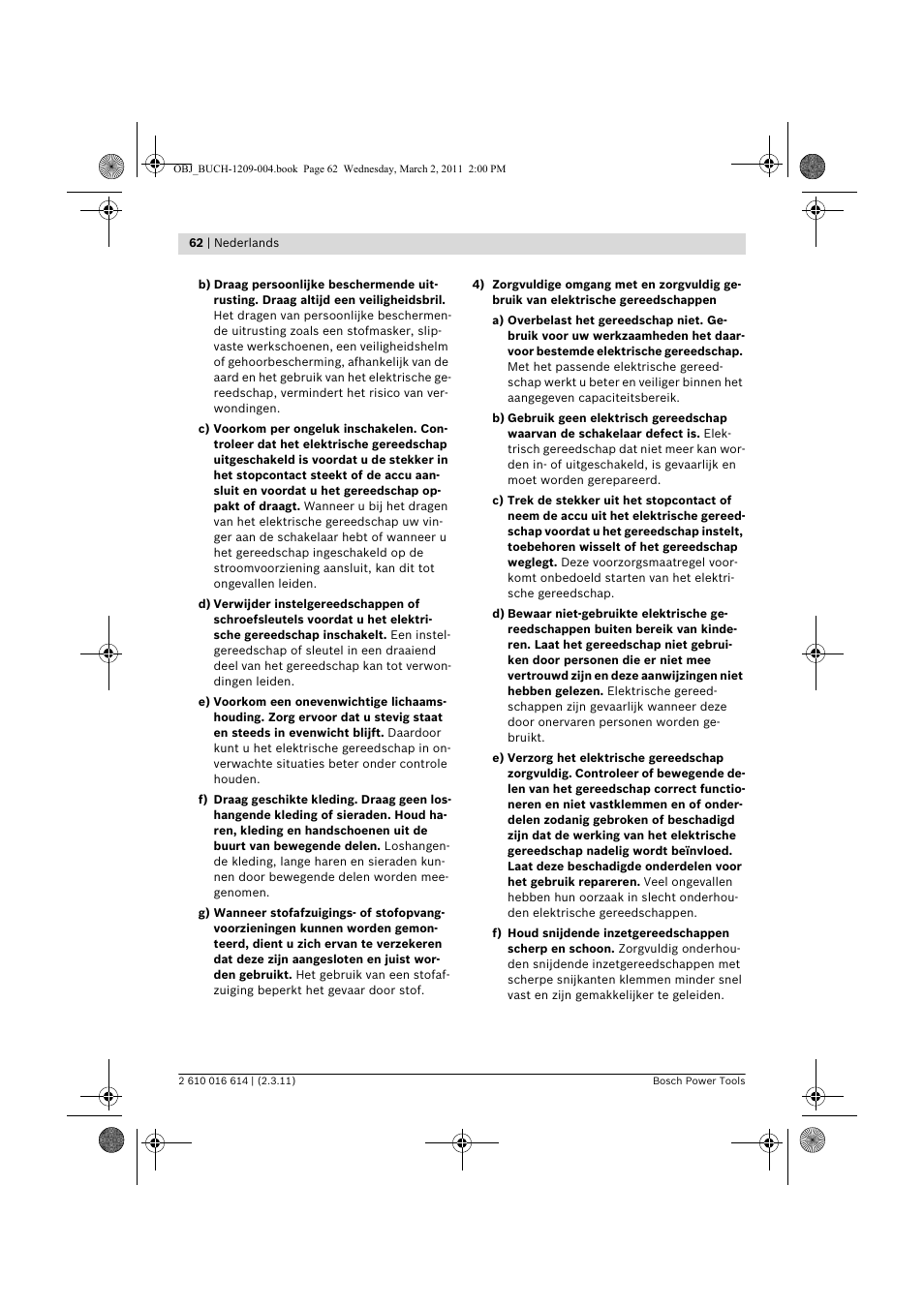 Bosch GTR 30 CE Professional User Manual | Page 62 / 256