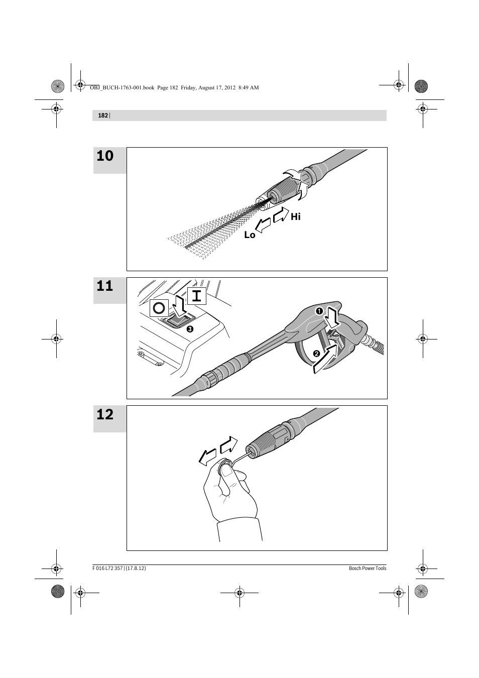 Bosch GHP 8-15 XD Professional User Manual | Page 182 / 182
