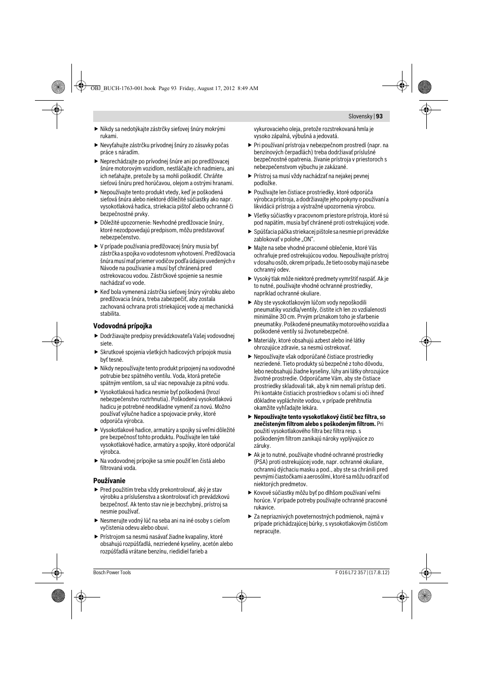 Bosch GHP 8-15 XD Professional User Manual | Page 93 / 182