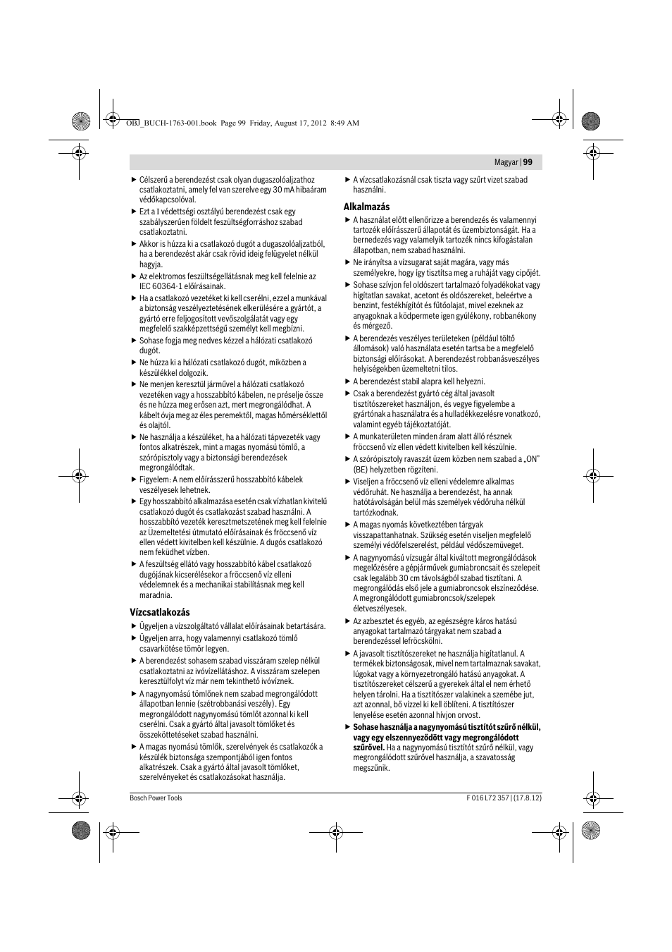 Bosch GHP 8-15 XD Professional User Manual | Page 99 / 182