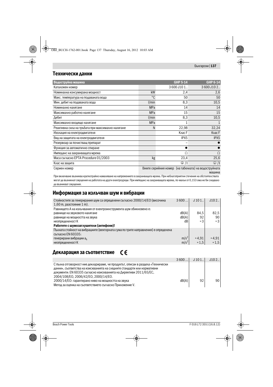 Bosch GHP 5-14 User Manual | Page 137 / 198
