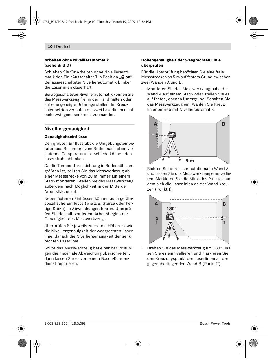Bosch GLL 2-50 Professional User Manual | Page 10 / 333
