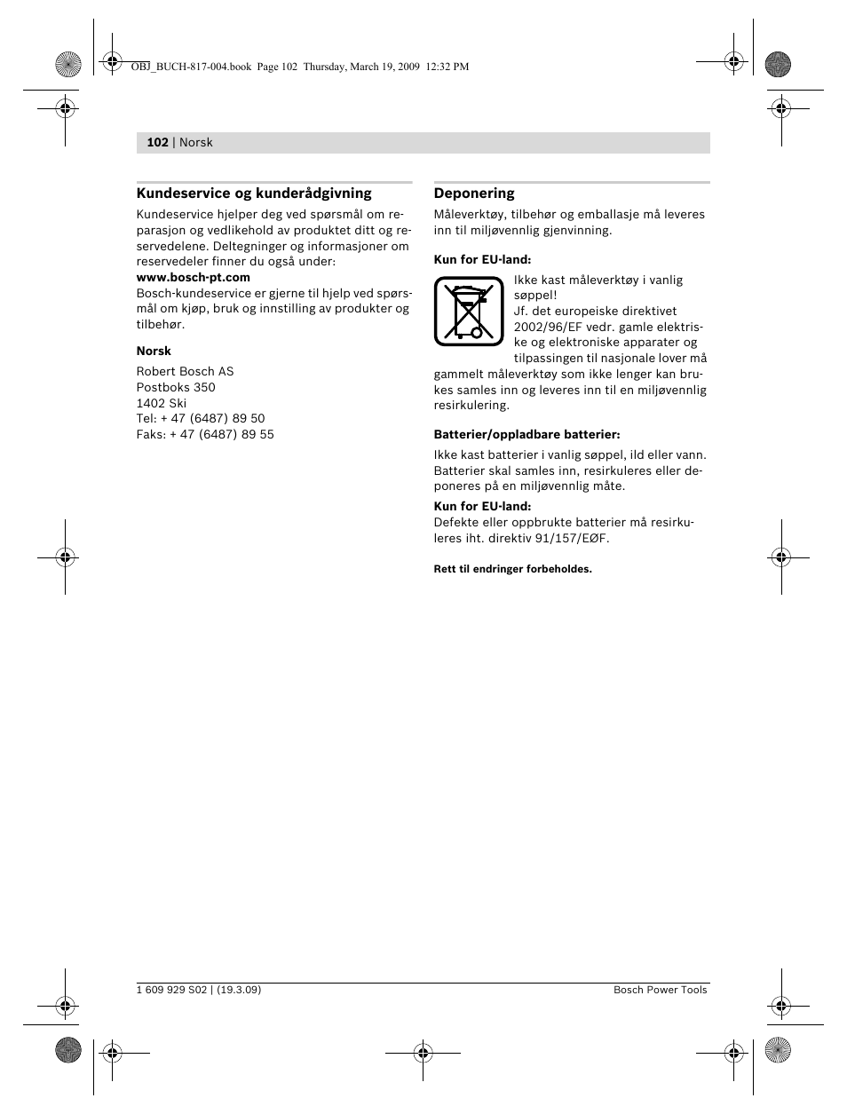 Bosch GLL 2-50 Professional User Manual | Page 102 / 333