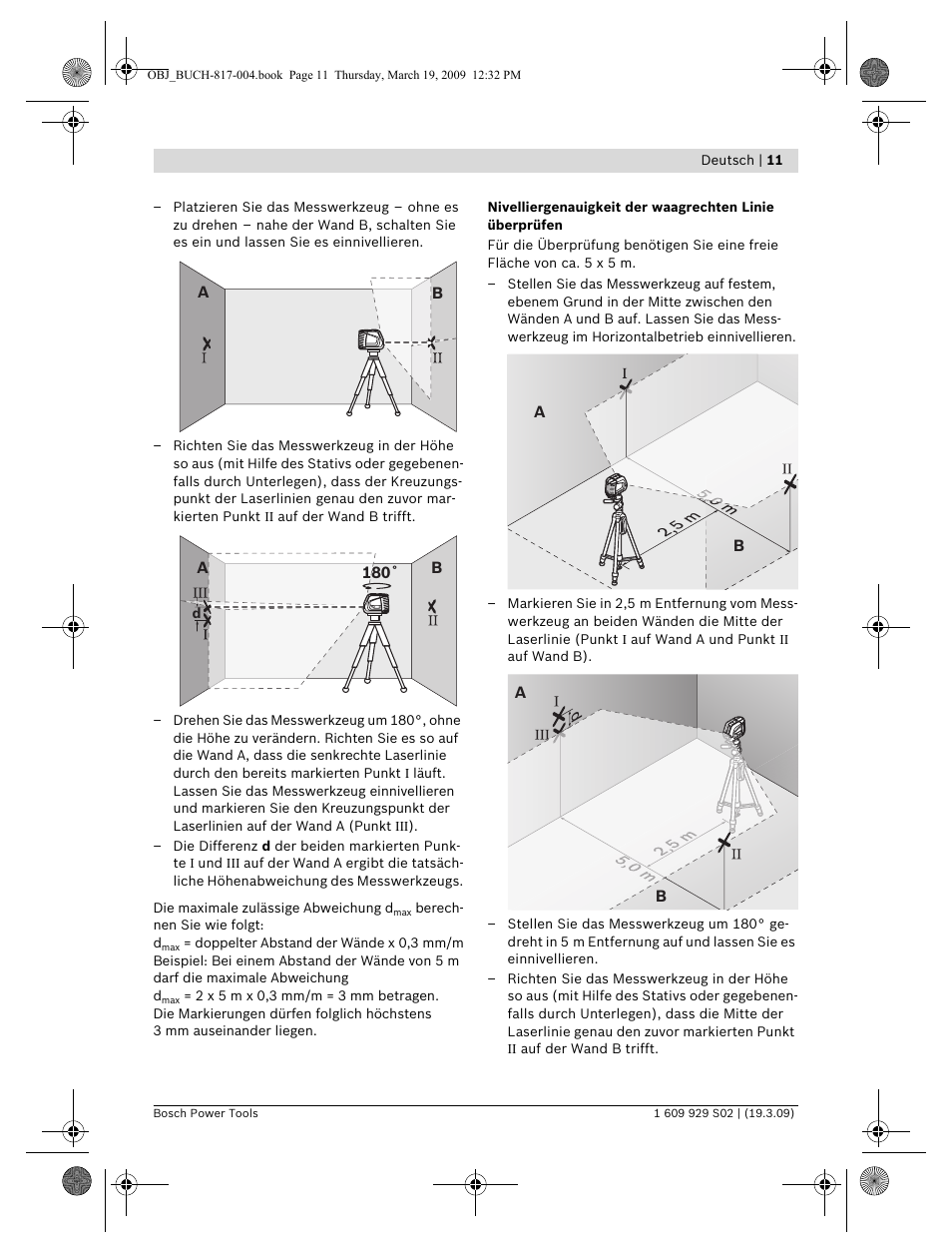 Bosch GLL 2-50 Professional User Manual | Page 11 / 333