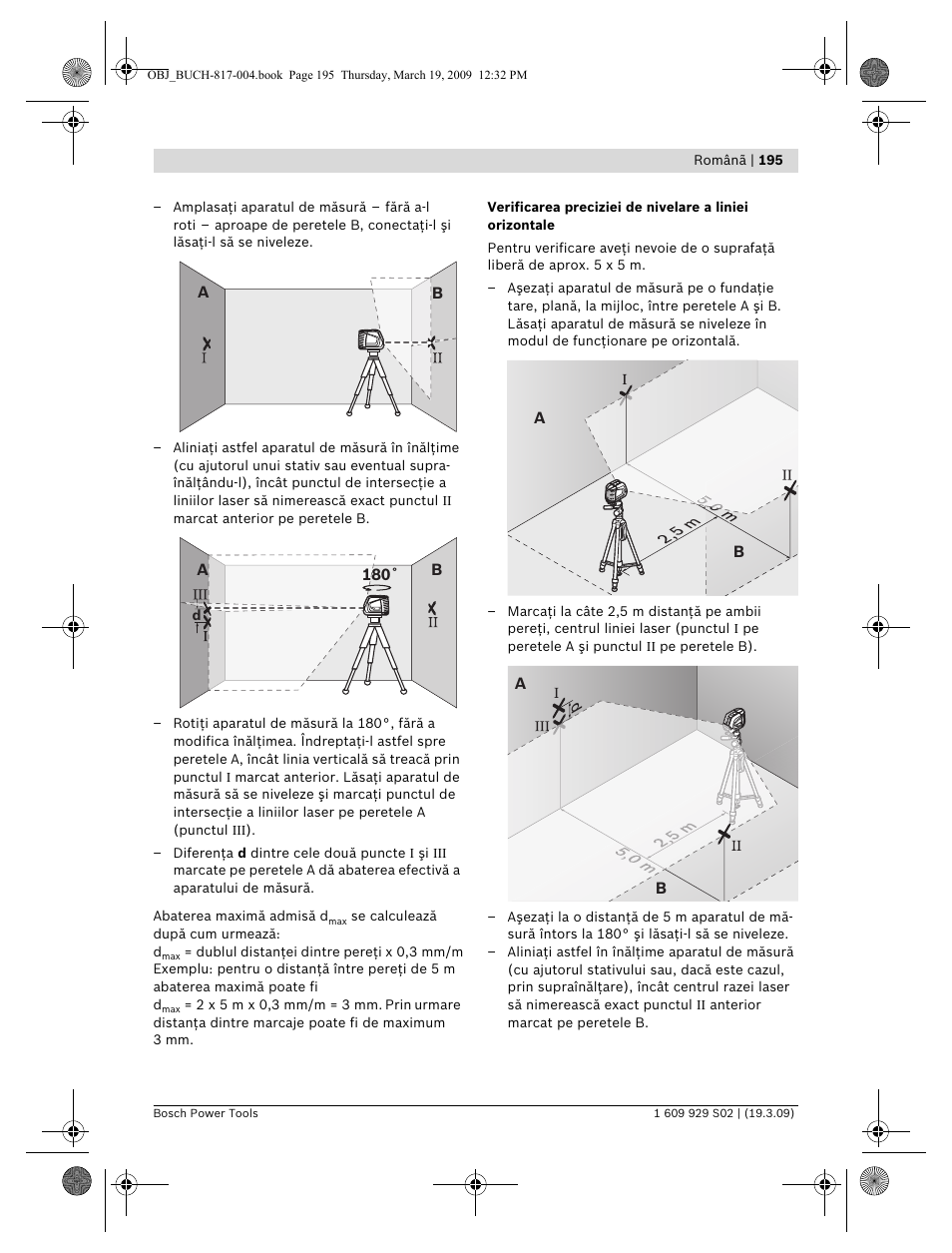 Bosch GLL 2-50 Professional User Manual | Page 195 / 333