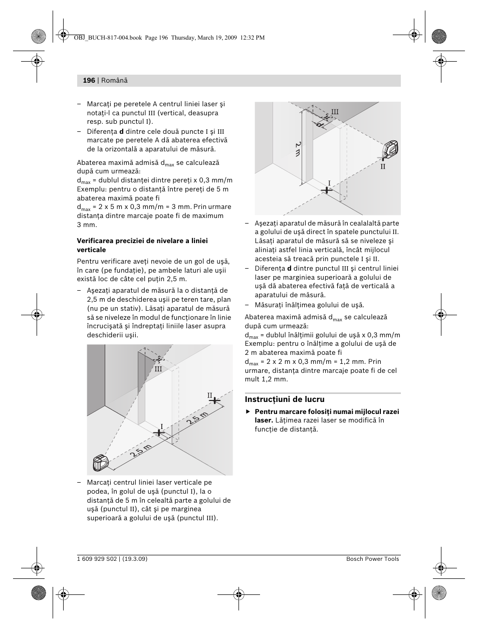 Bosch GLL 2-50 Professional User Manual | Page 196 / 333