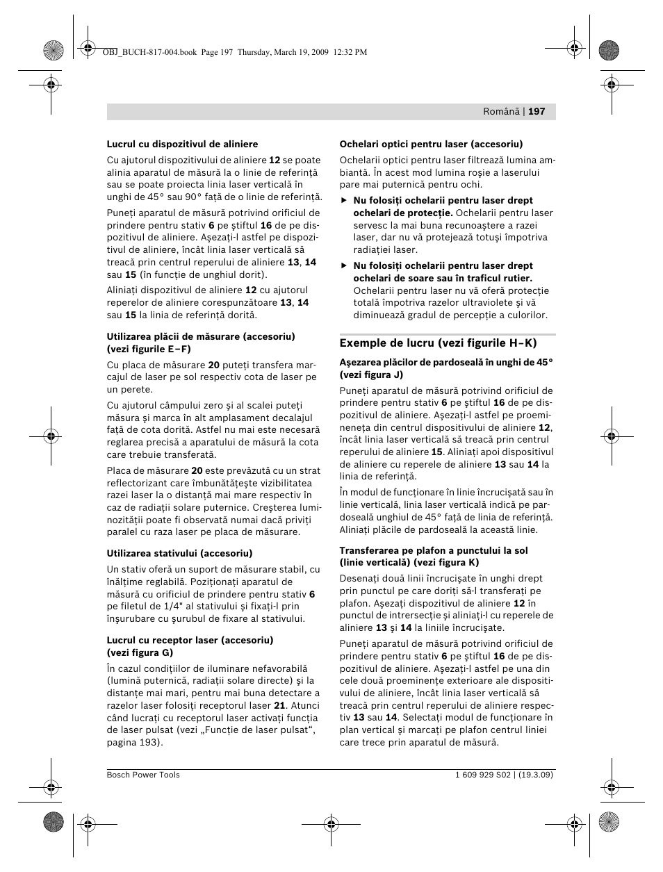 Bosch GLL 2-50 Professional User Manual | Page 197 / 333