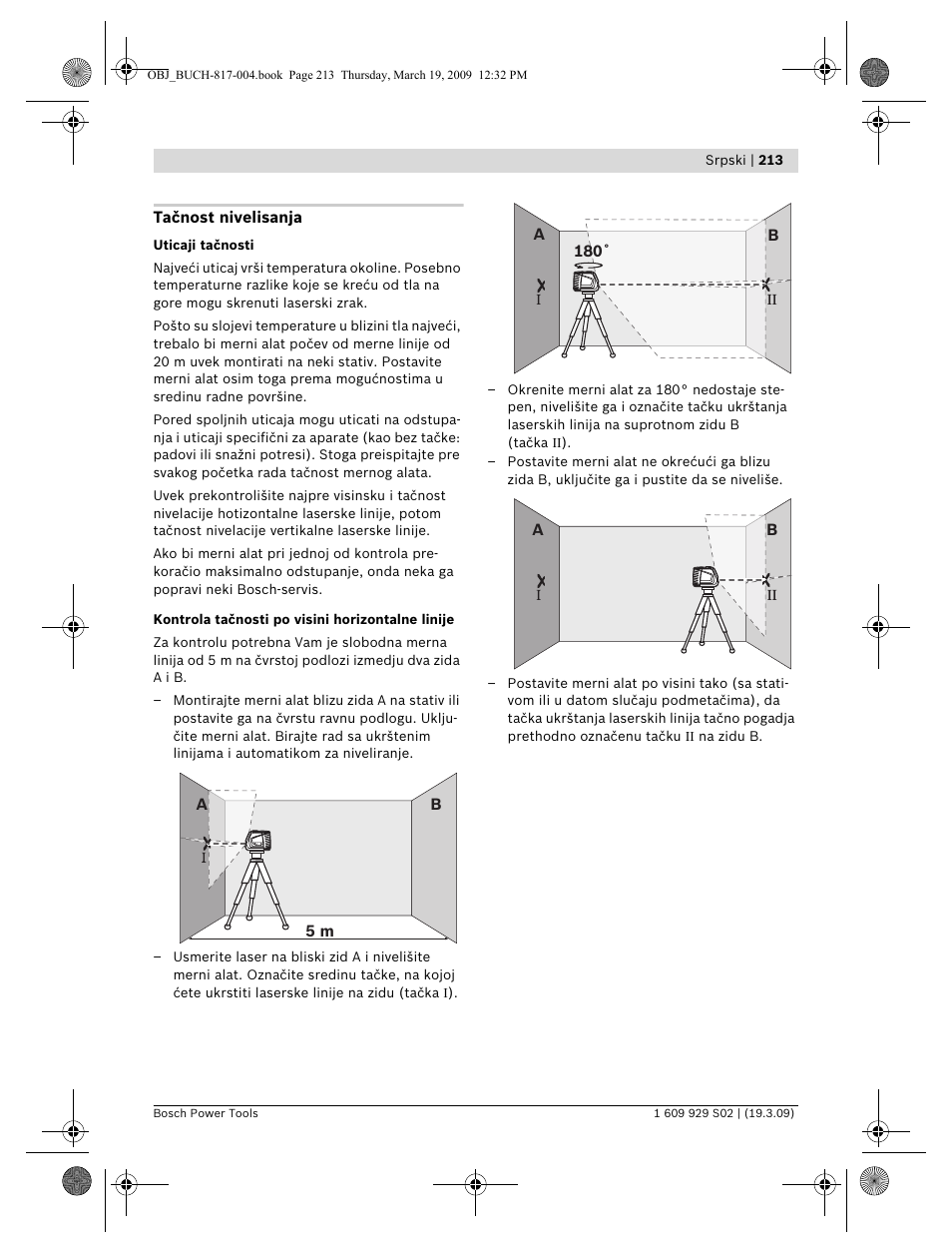 Bosch GLL 2-50 Professional User Manual | Page 213 / 333