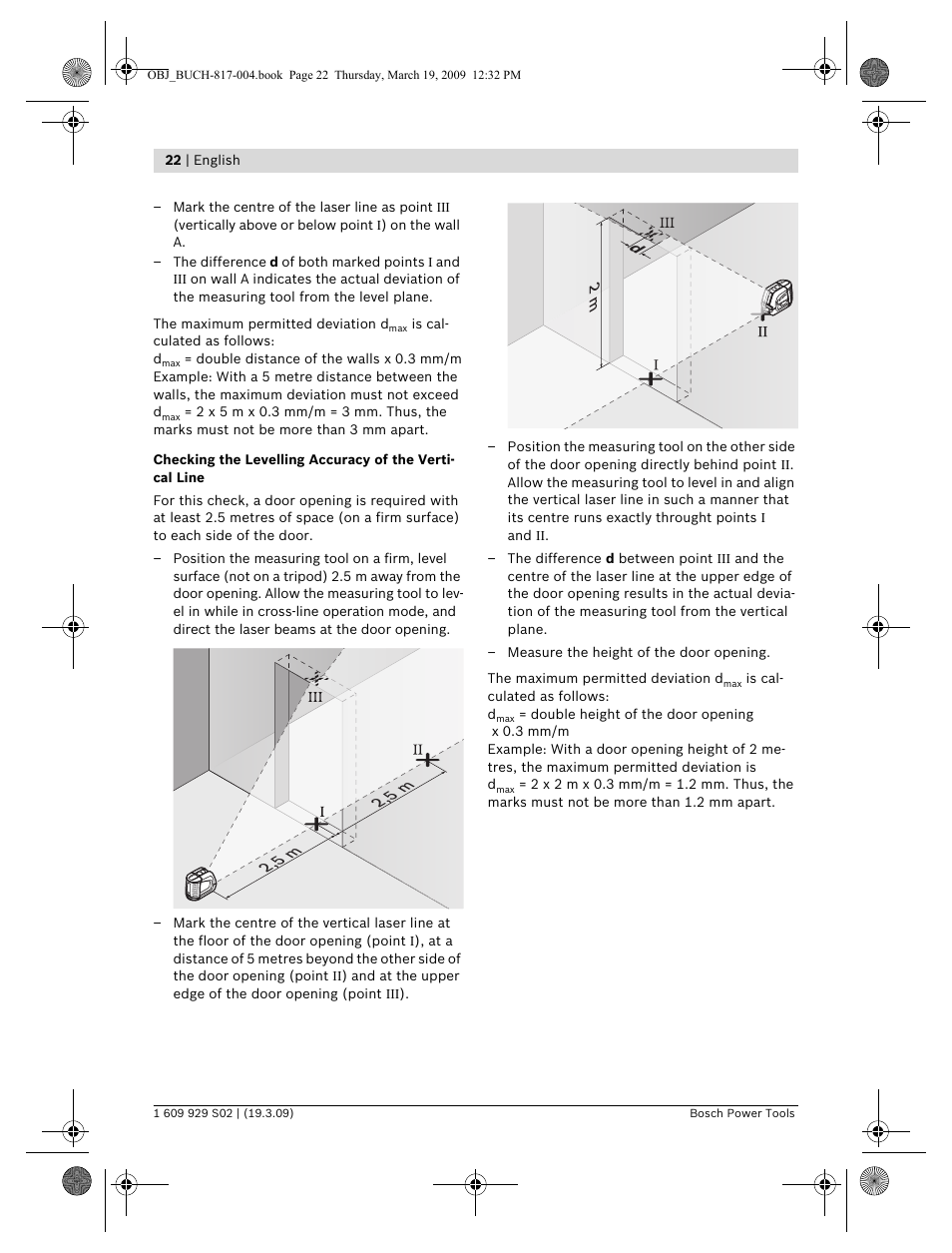 Bosch GLL 2-50 Professional User Manual | Page 22 / 333