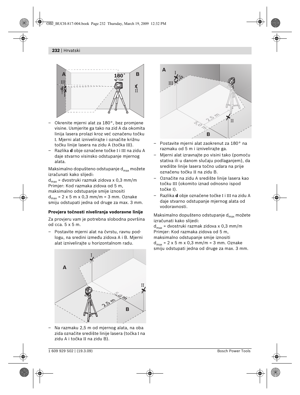 Bosch GLL 2-50 Professional User Manual | Page 232 / 333