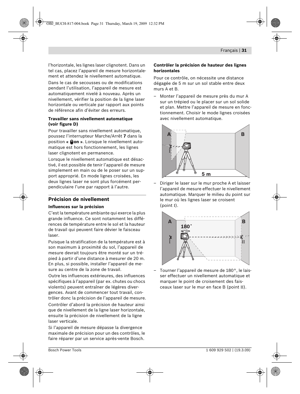 Bosch GLL 2-50 Professional User Manual | Page 31 / 333