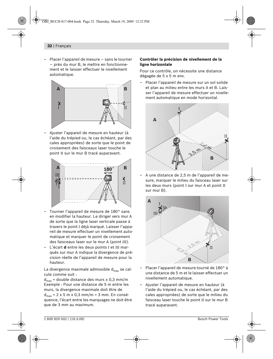 Bosch GLL 2-50 Professional User Manual | Page 32 / 333