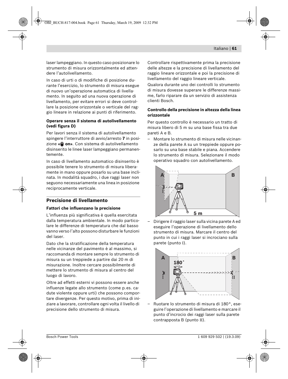 Bosch GLL 2-50 Professional User Manual | Page 61 / 333