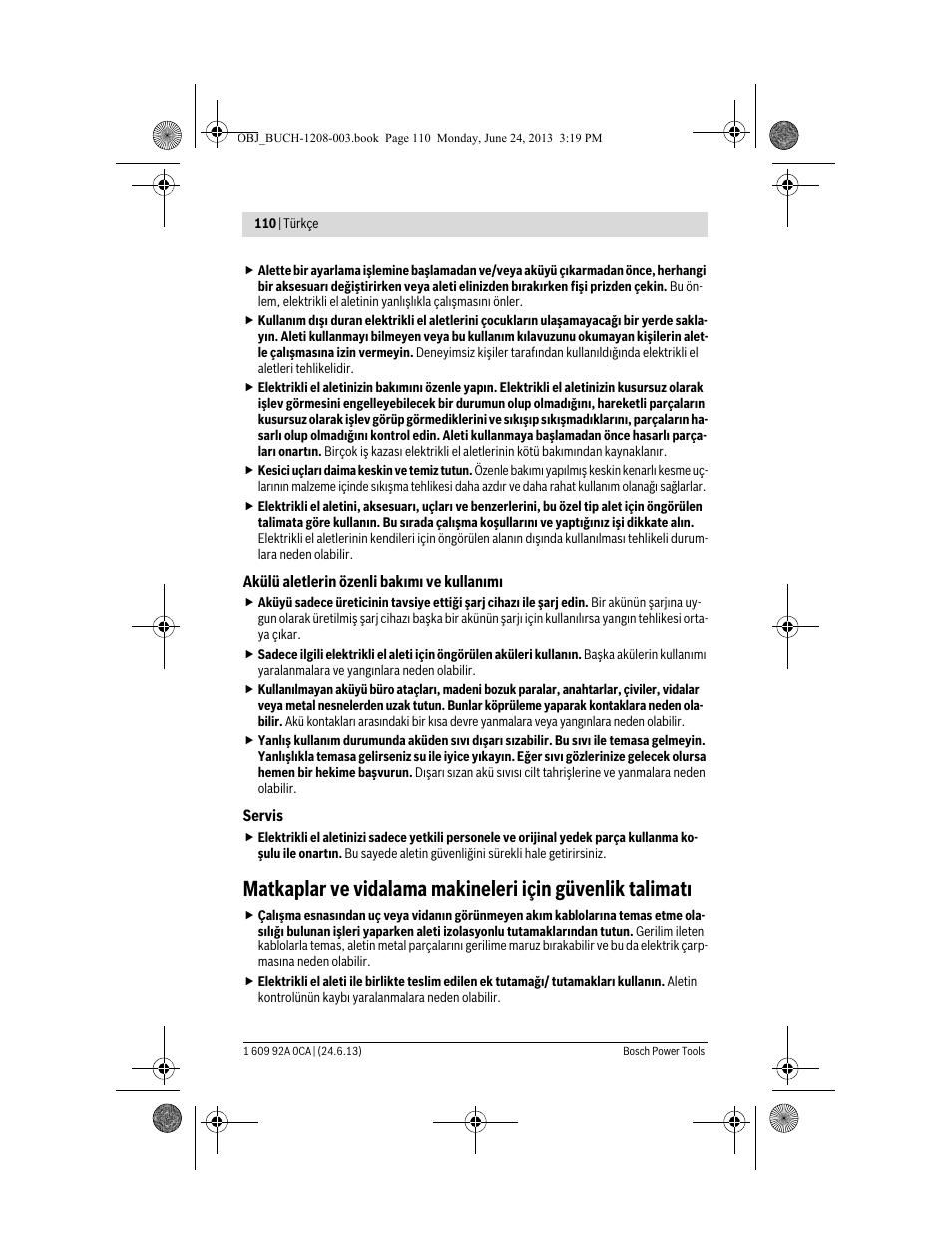 Bosch GSR Mx2Drive  Professional User Manual | Page 110 / 280