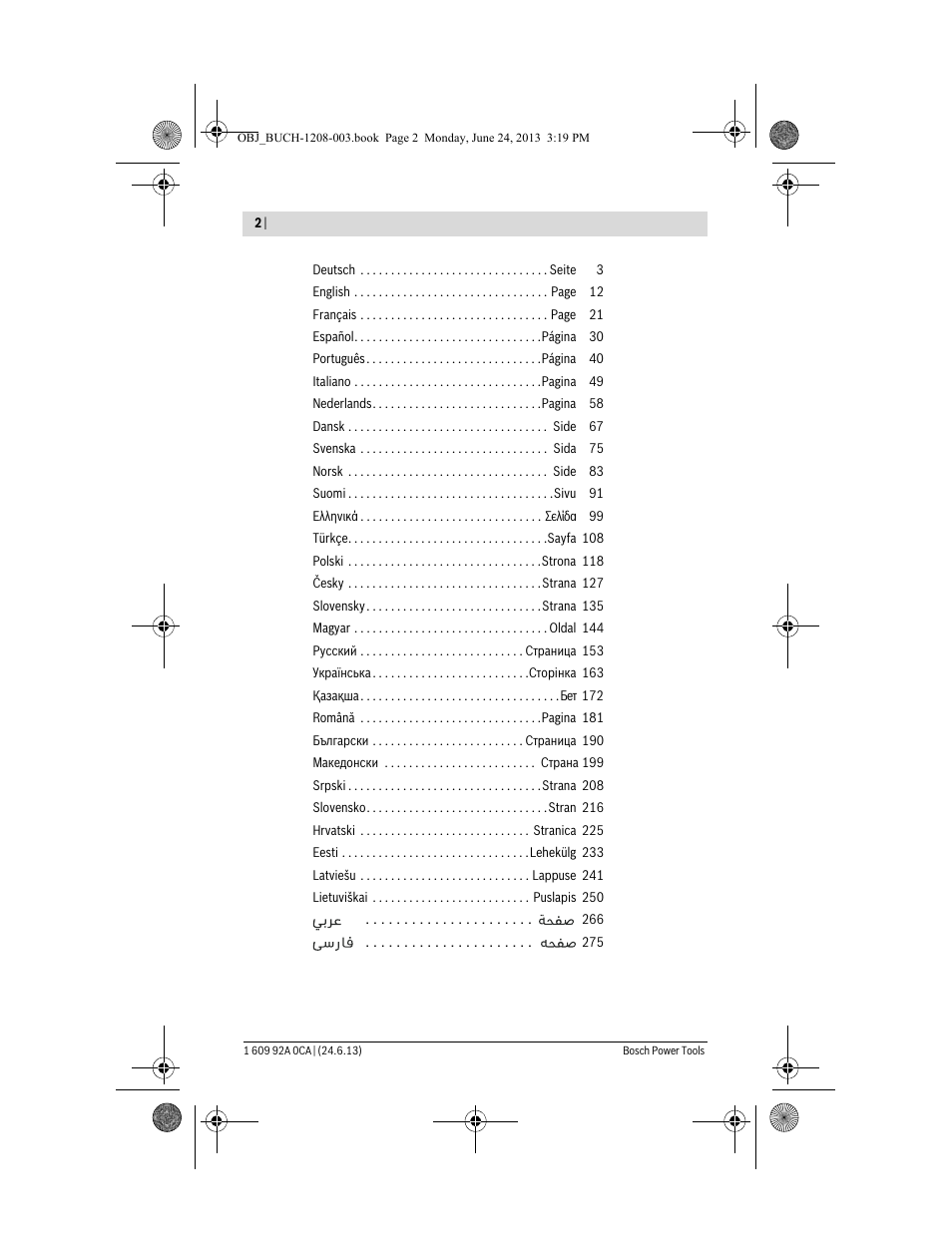 Bosch GSR Mx2Drive  Professional User Manual | Page 2 / 280
