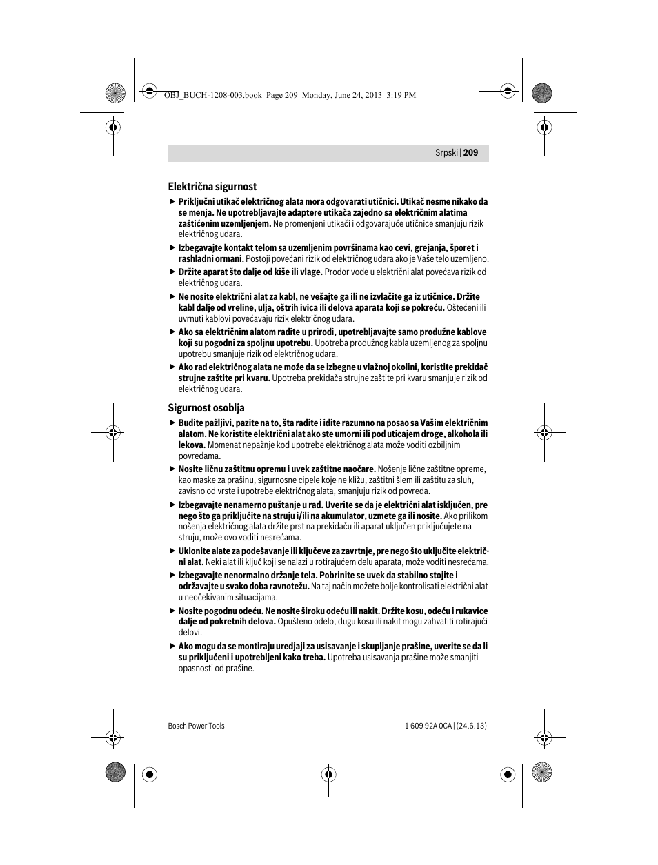 Bosch GSR Mx2Drive  Professional User Manual | Page 209 / 280
