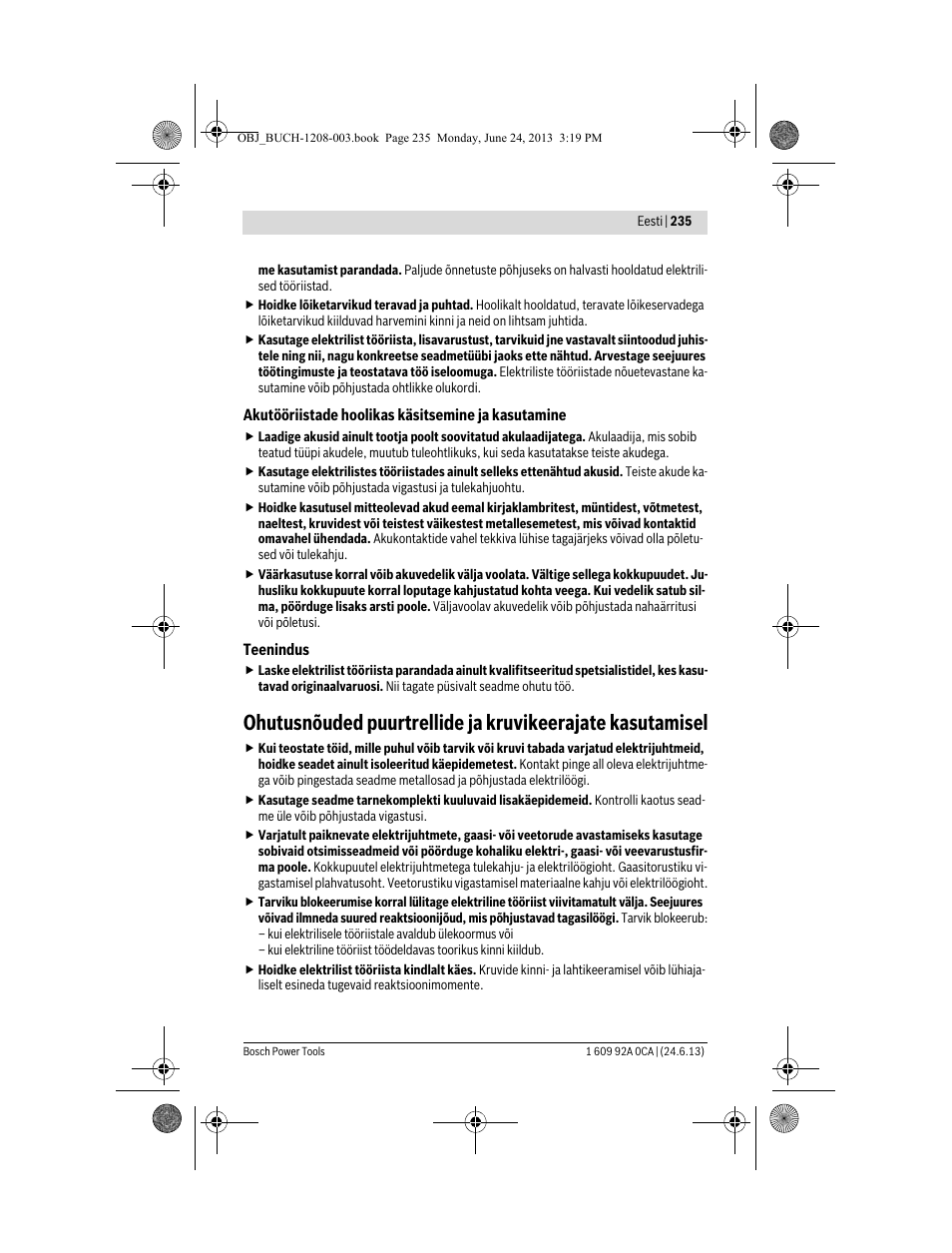 Bosch GSR Mx2Drive  Professional User Manual | Page 235 / 280