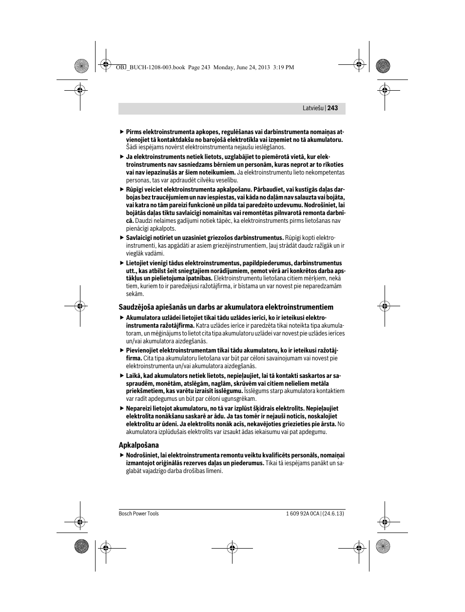 Bosch GSR Mx2Drive  Professional User Manual | Page 243 / 280