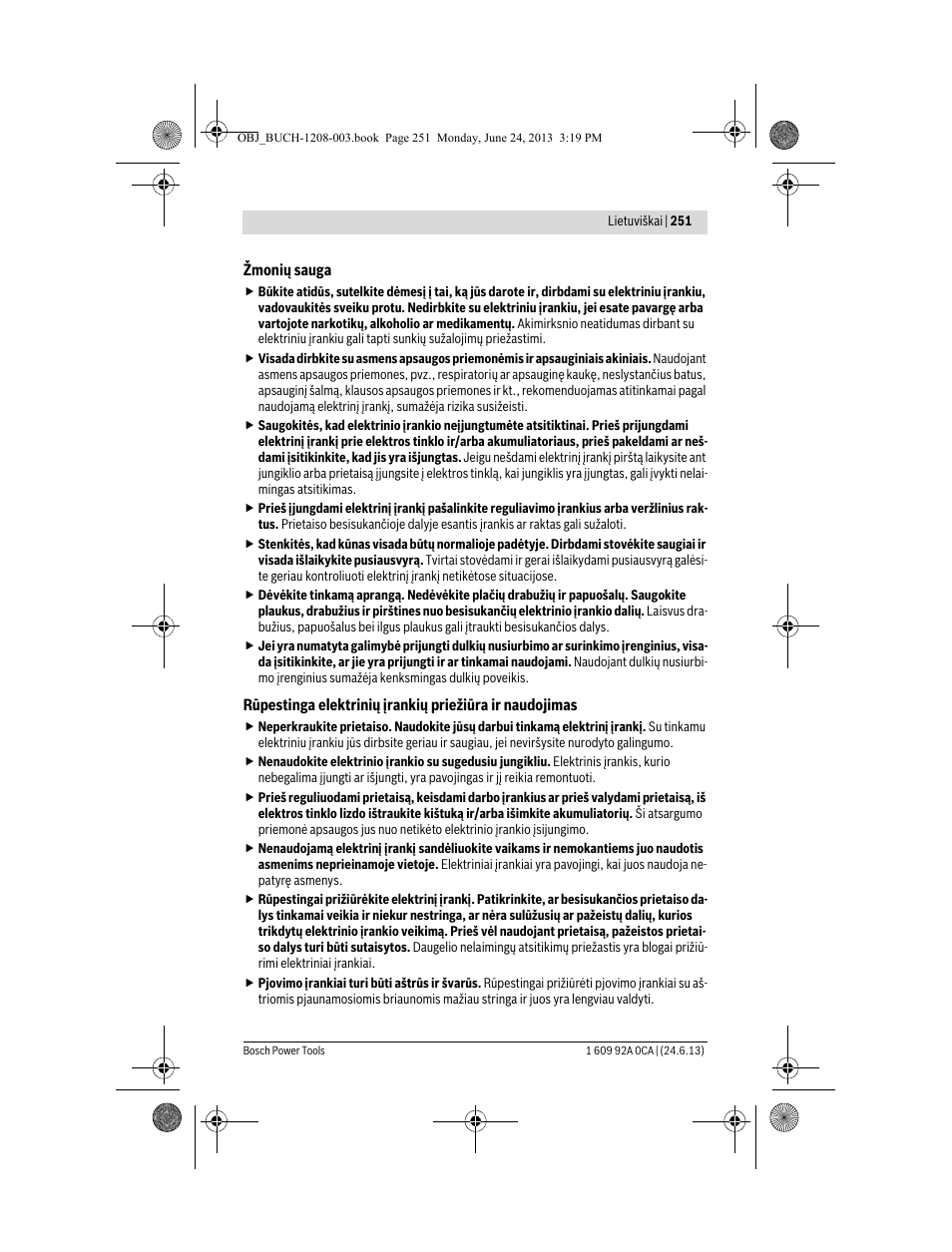 Bosch GSR Mx2Drive  Professional User Manual | Page 251 / 280