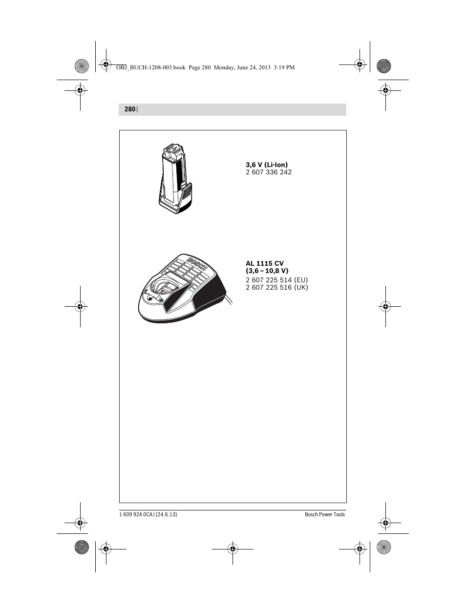 Bosch GSR Mx2Drive  Professional User Manual | Page 280 / 280
