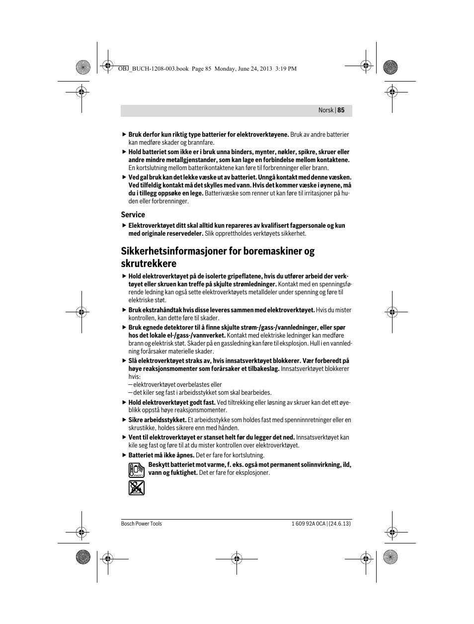 Bosch GSR Mx2Drive  Professional User Manual | Page 85 / 280