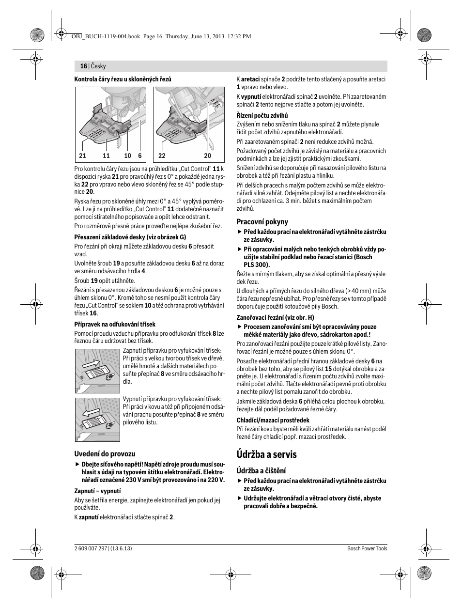 Údržba a servis | Bosch PST 750 PE User Manual | Page 16 / 103