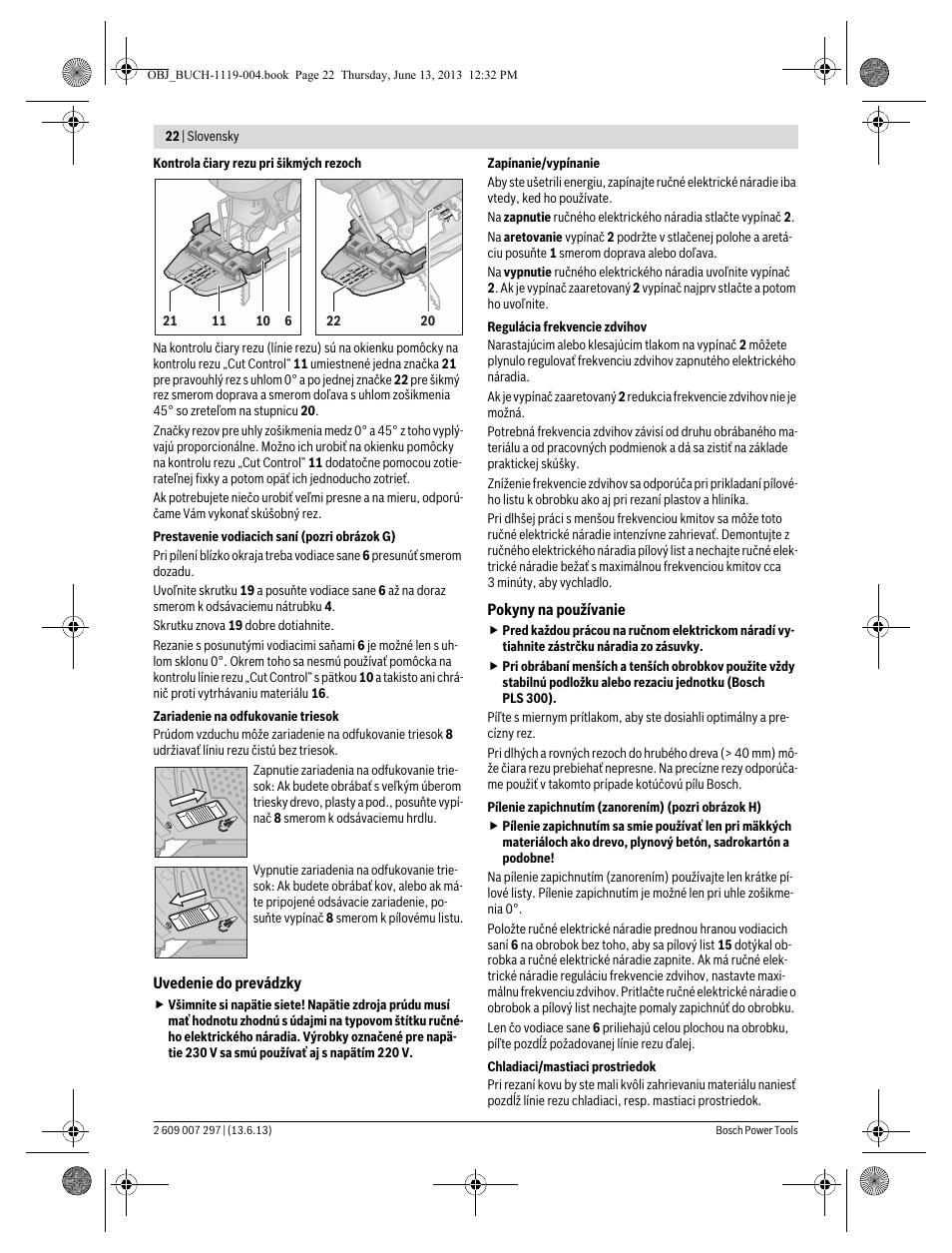 Bosch PST 750 PE User Manual | Page 22 / 103