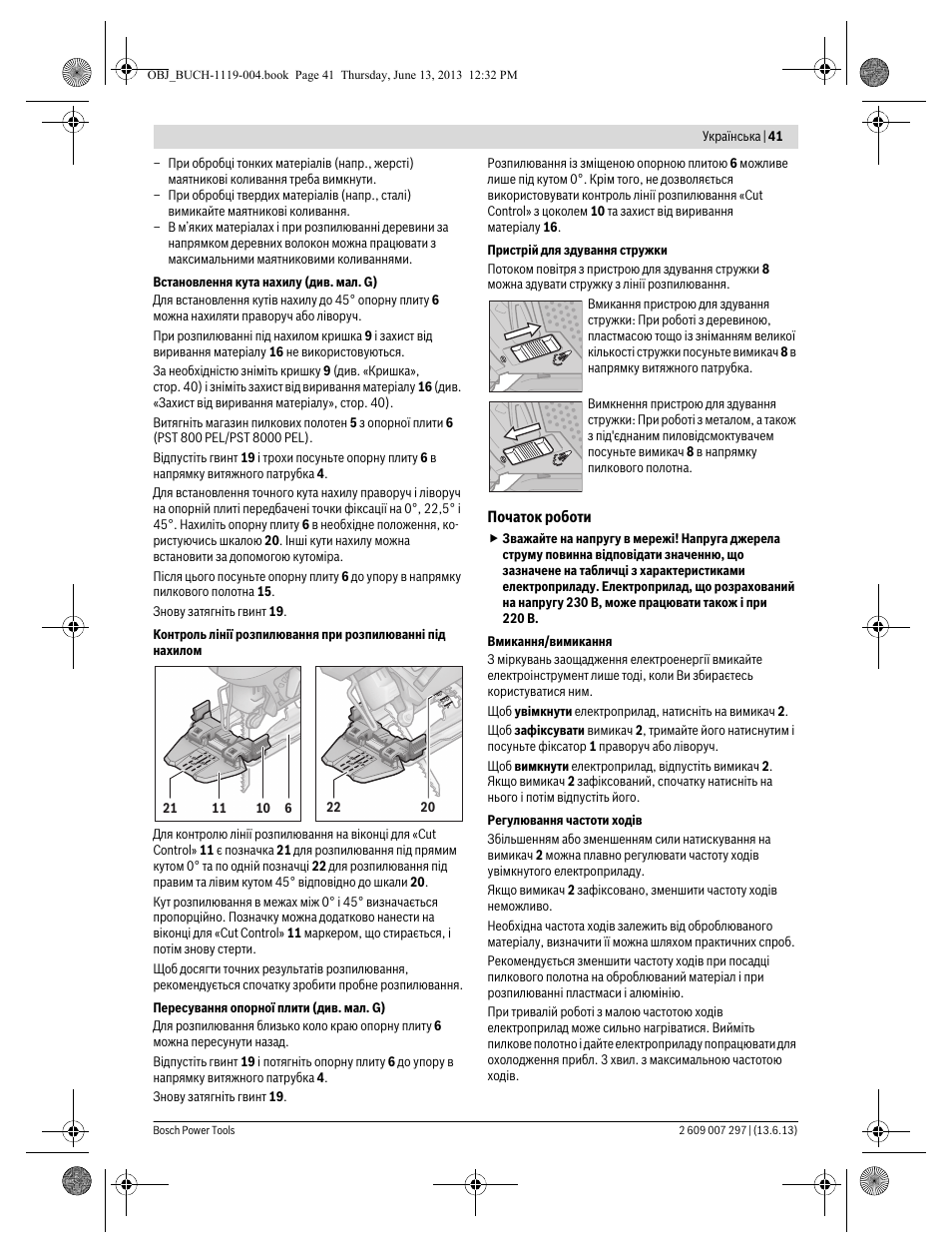 Bosch PST 750 PE User Manual | Page 41 / 103