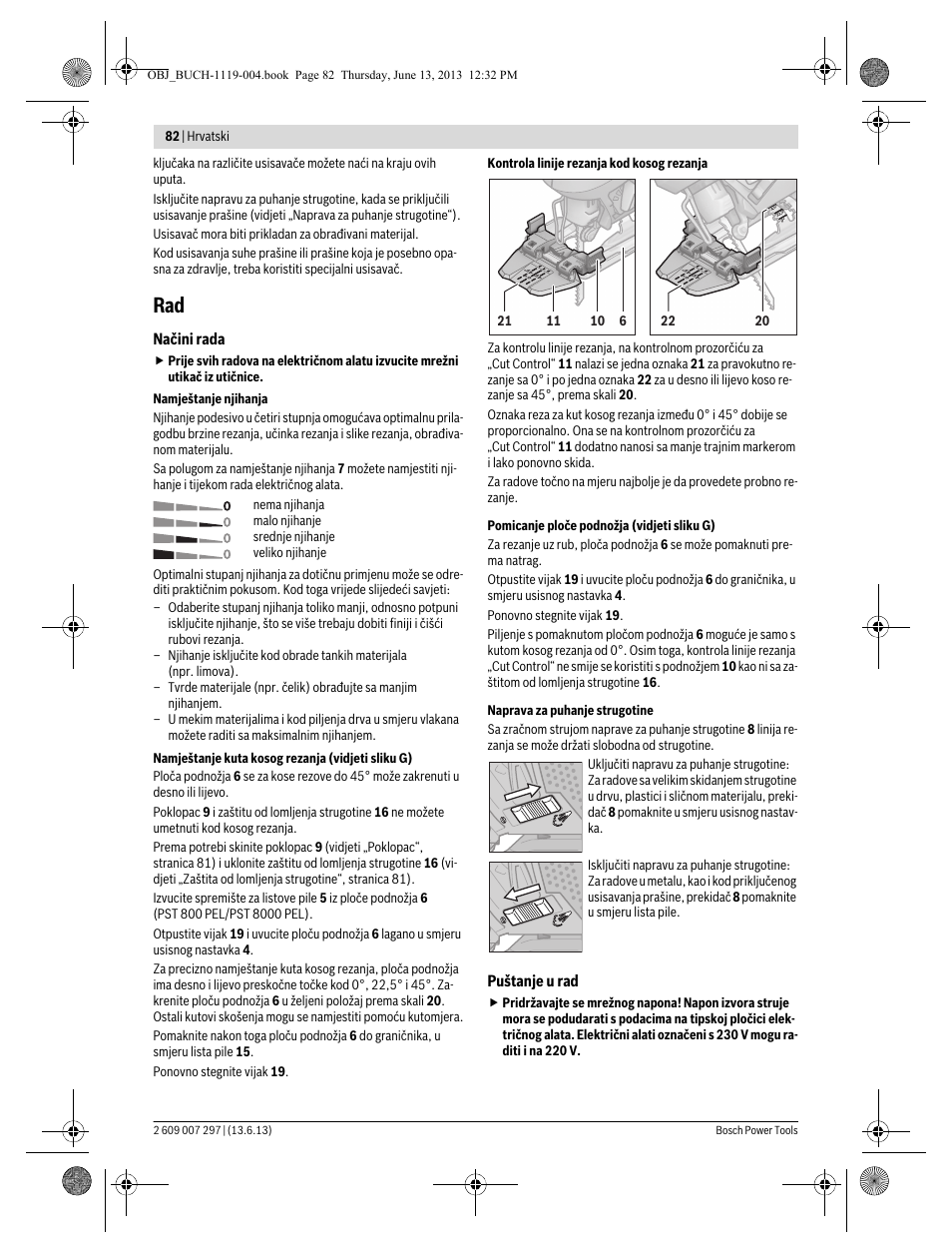 Bosch PST 750 PE User Manual | Page 82 / 103