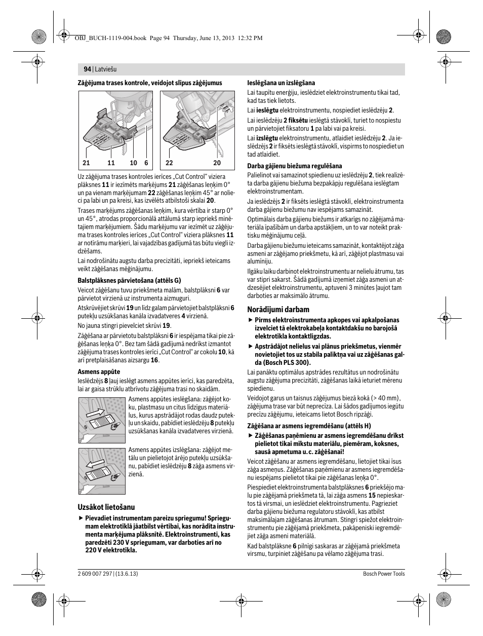 Bosch PST 750 PE User Manual | Page 94 / 103