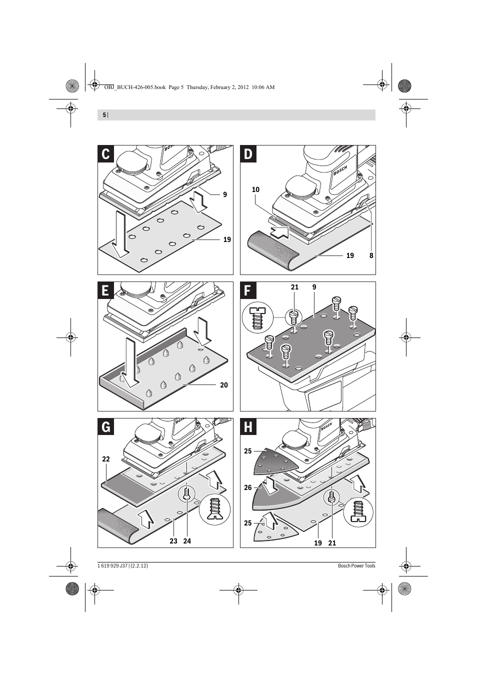 Bosch GSS Professional 230 A User Manual | Page 5 / 158