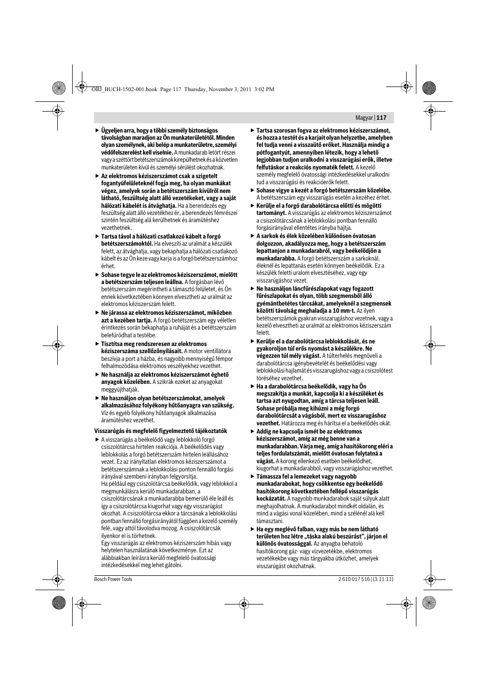 Bosch GCT 115 Professional User Manual | Page 117 / 205