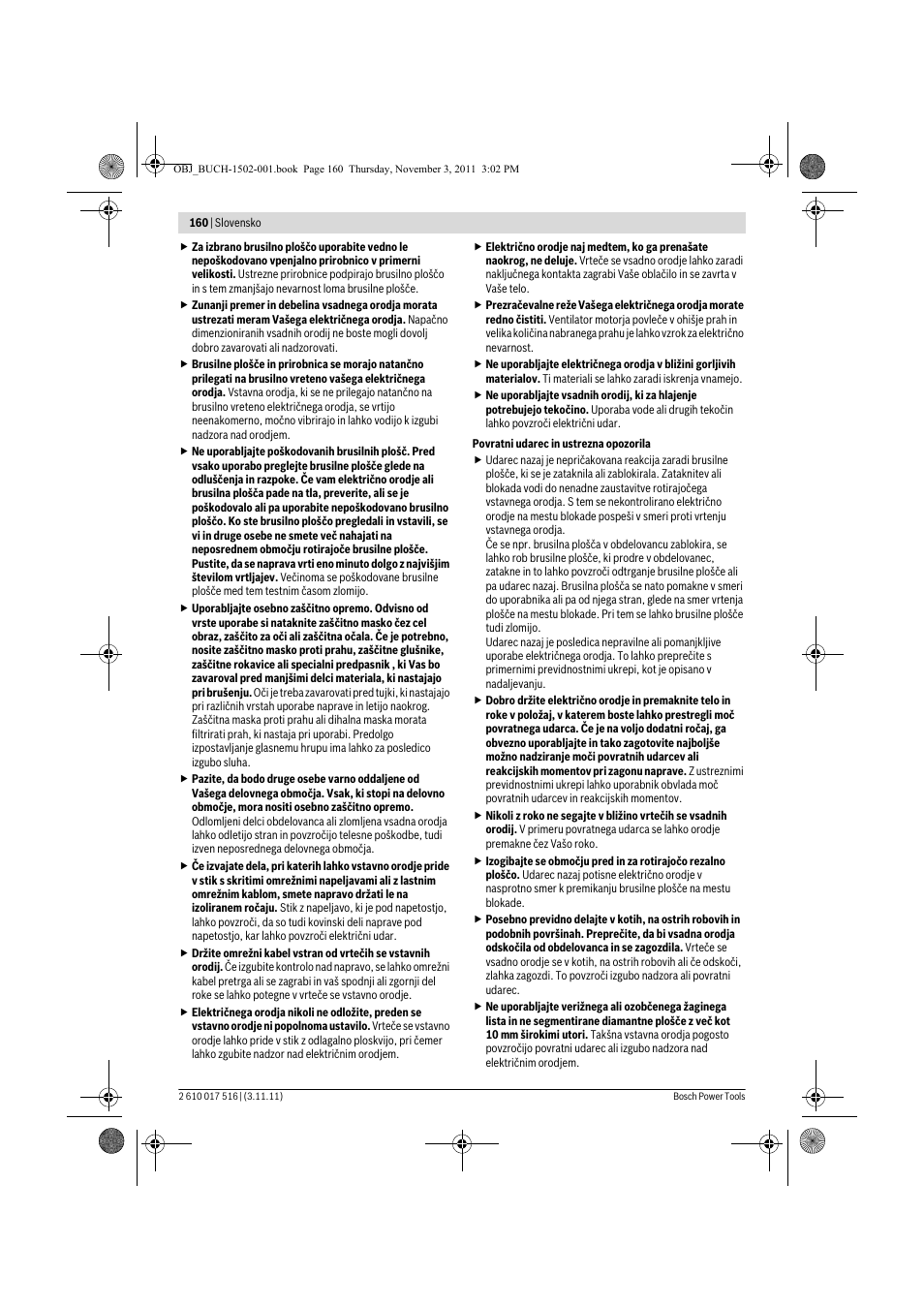 Bosch GCT 115 Professional User Manual | Page 160 / 205