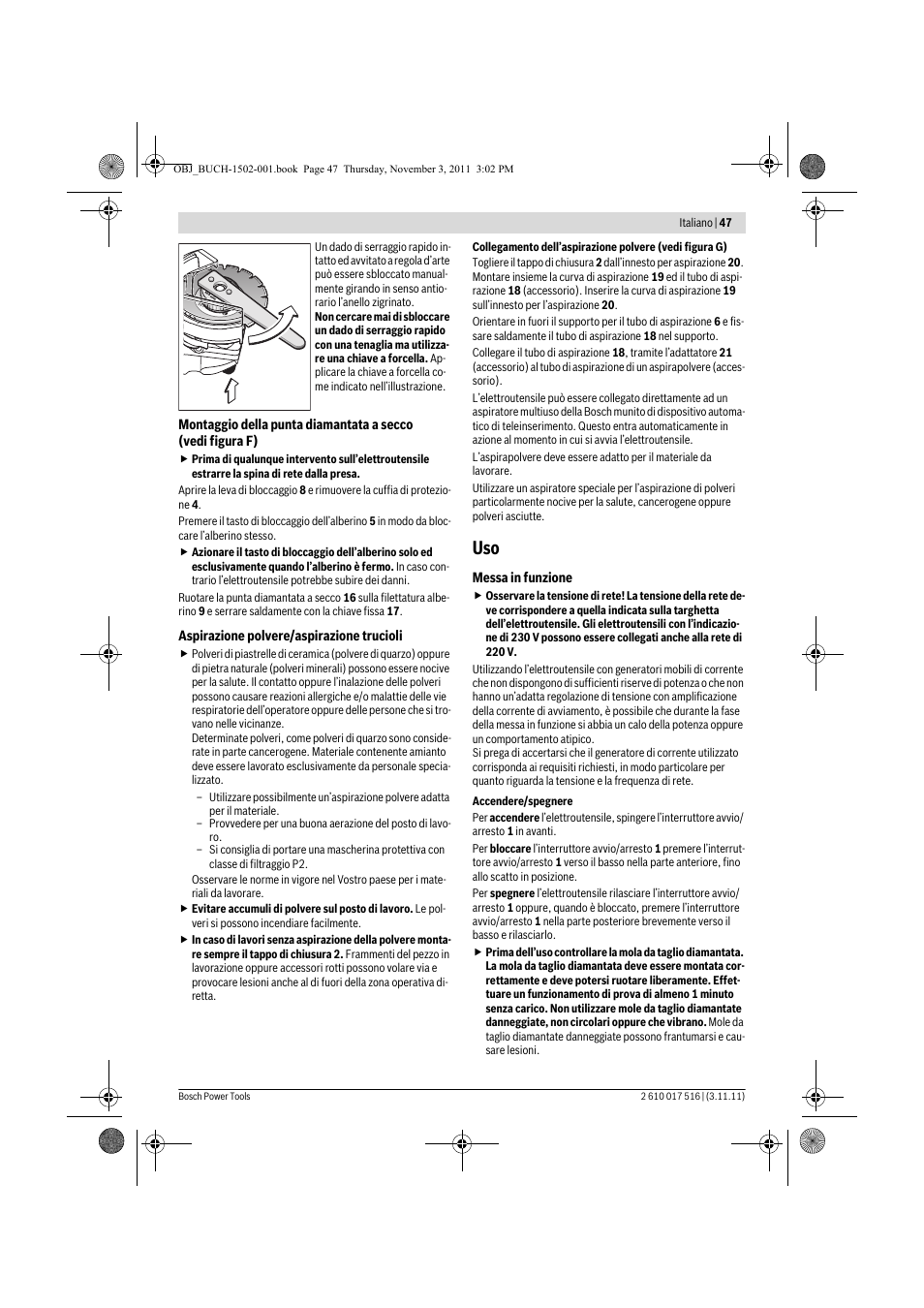 Bosch GCT 115 Professional User Manual | Page 47 / 205