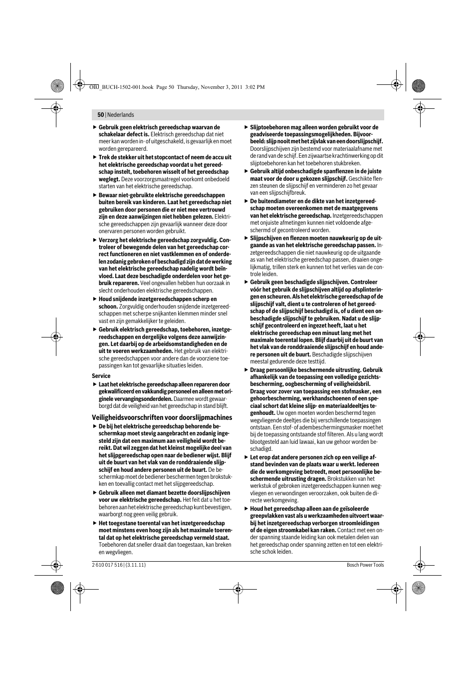 Bosch GCT 115 Professional User Manual | Page 50 / 205