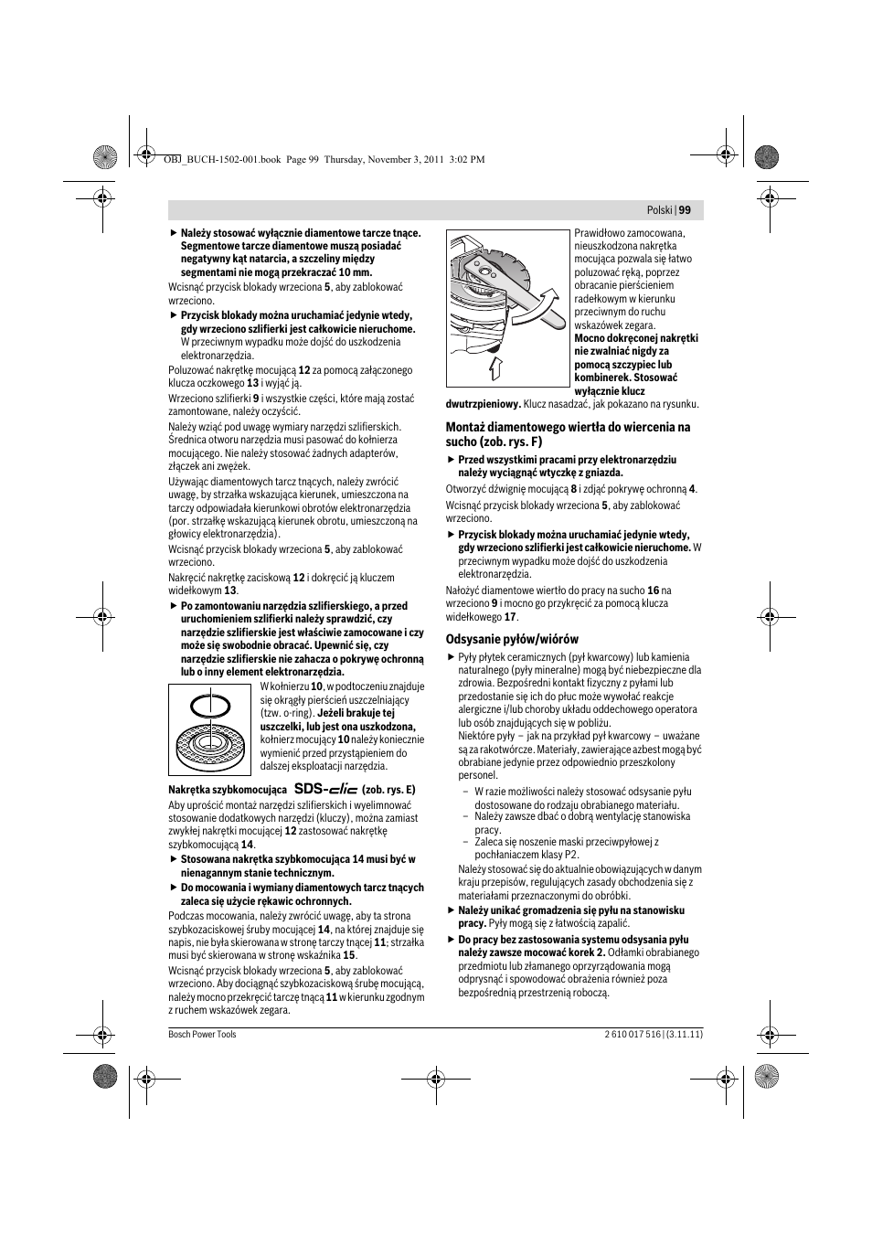 Bosch GCT 115 Professional User Manual | Page 99 / 205