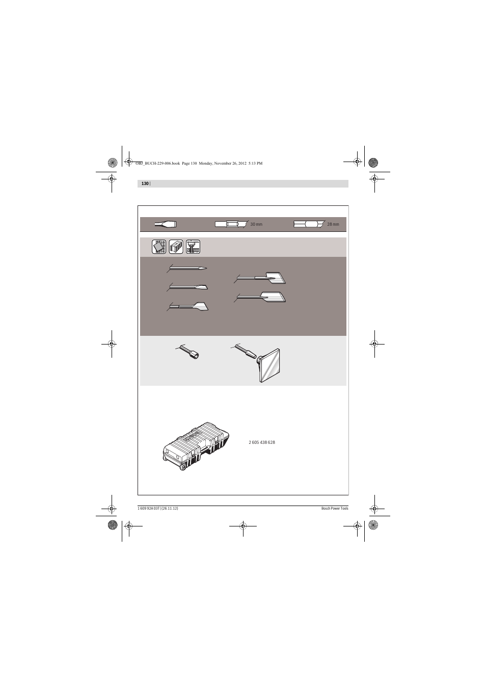 Bosch GSH Professional 16-28 User Manual | Page 130 / 130