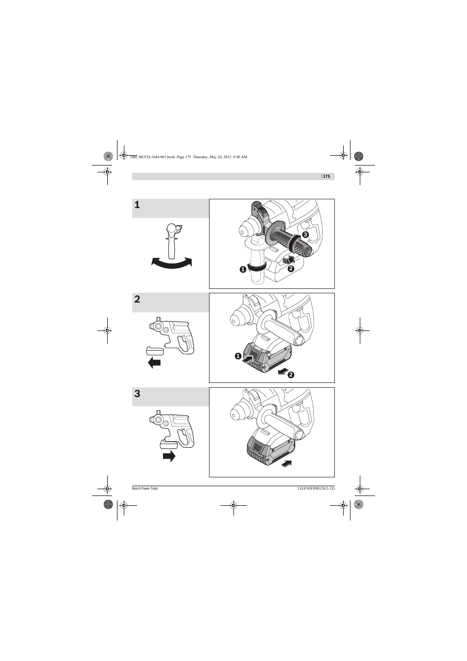 Bosch GBH 18 V-EC Professional User Manual | Page 175 / 180