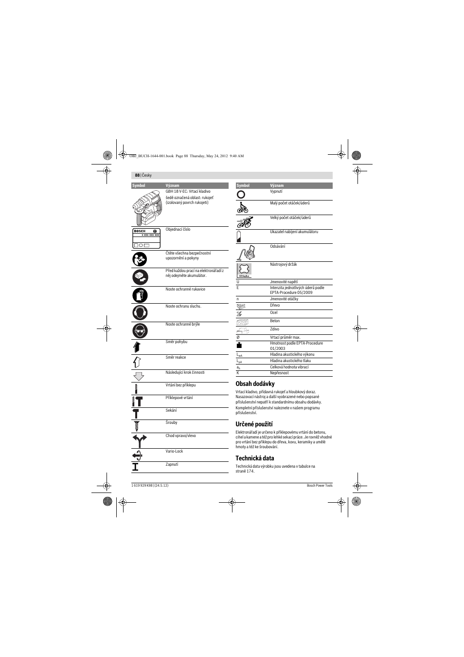 Bosch GBH 18 V-EC Professional User Manual | Page 88 / 180