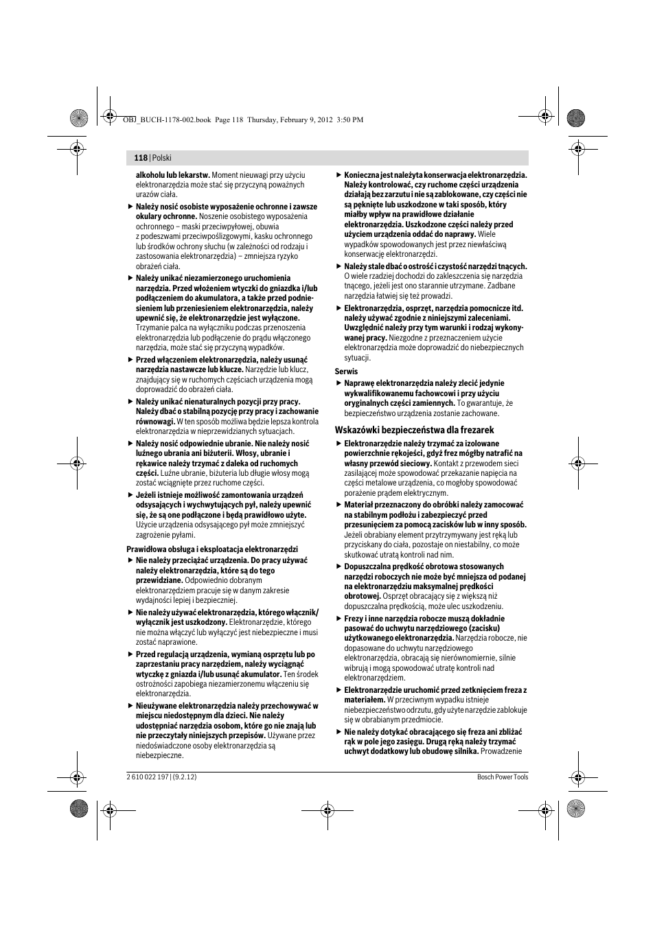 Bosch GMF 1600 CE Professional User Manual | Page 118 / 255