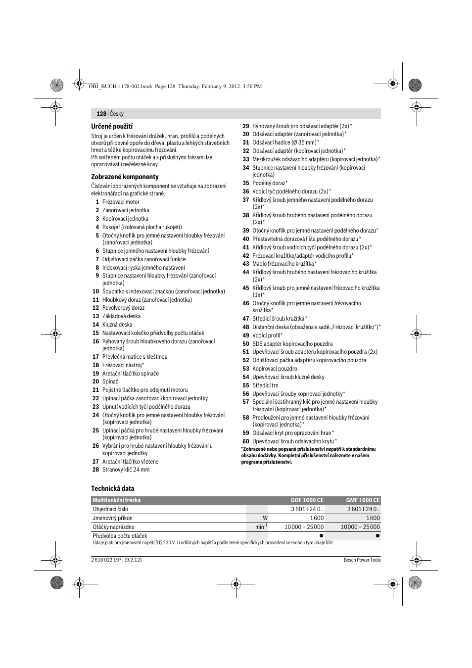 Bosch GMF 1600 CE Professional User Manual | Page 128 / 255