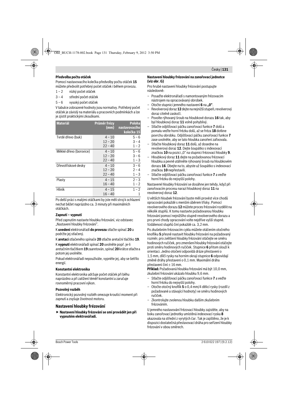 Bosch GMF 1600 CE Professional User Manual | Page 131 / 255