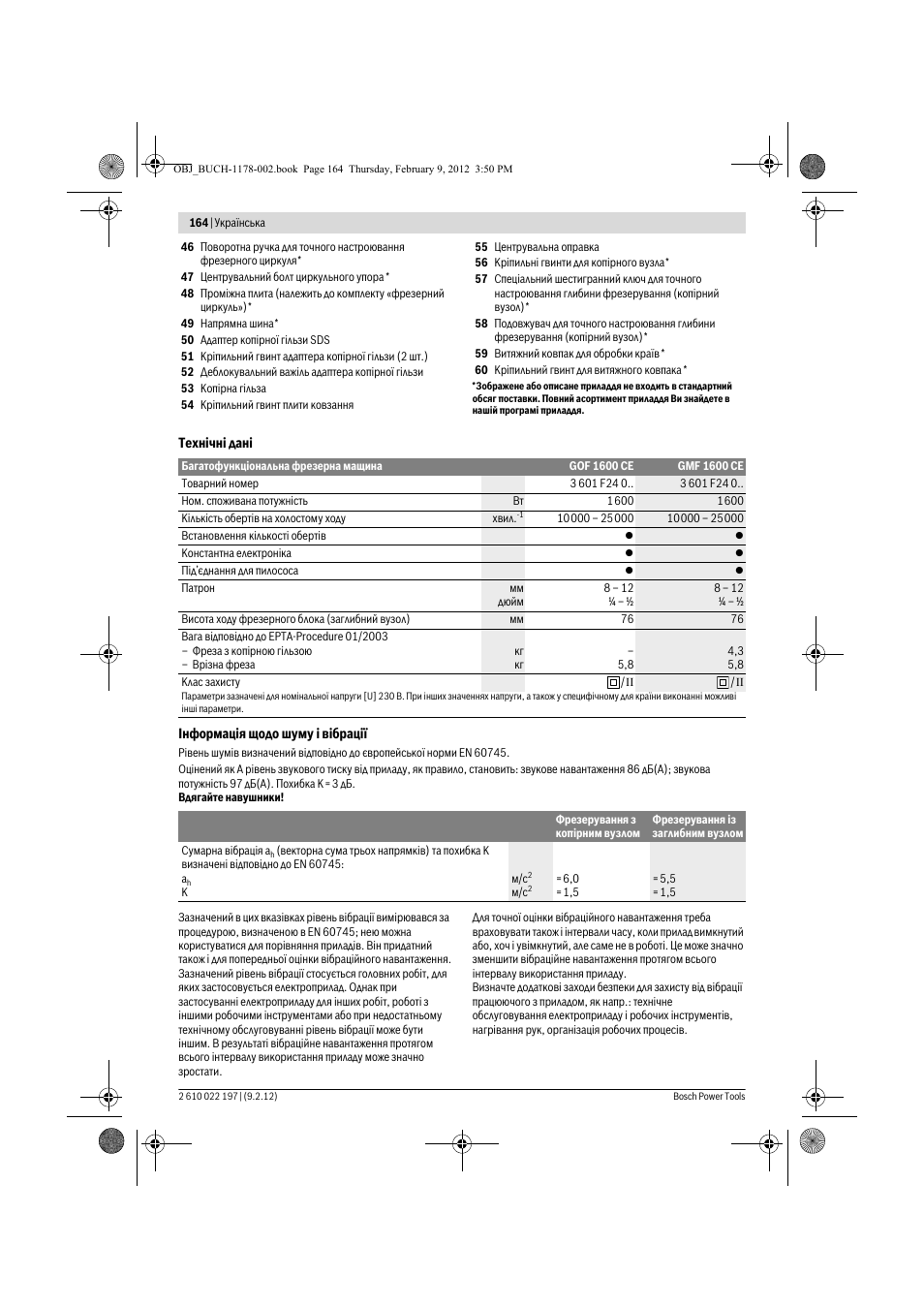 Bosch GMF 1600 CE Professional User Manual | Page 164 / 255