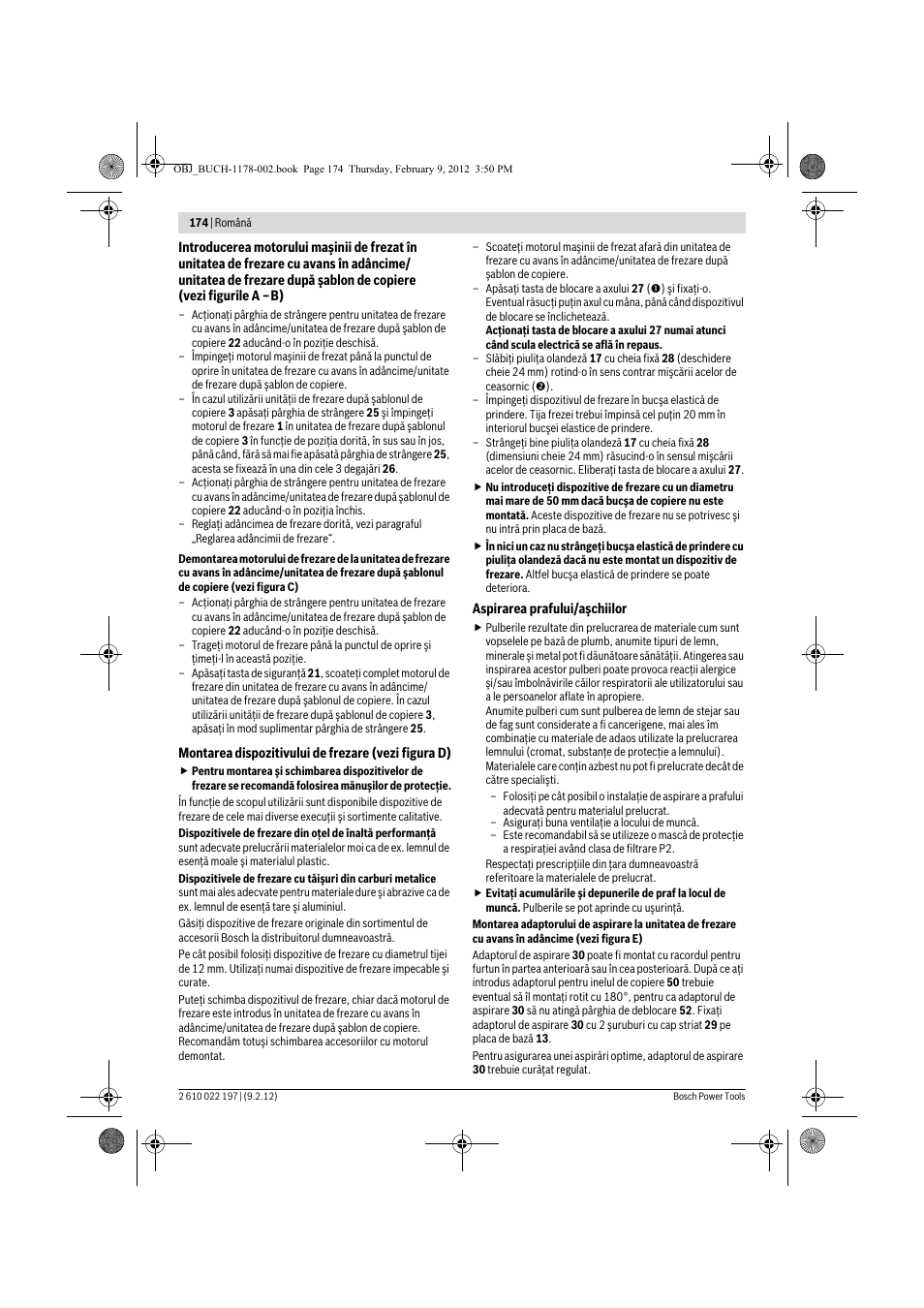 Bosch GMF 1600 CE Professional User Manual | Page 174 / 255