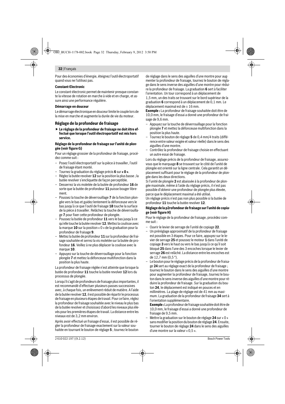 Bosch GMF 1600 CE Professional User Manual | Page 32 / 255