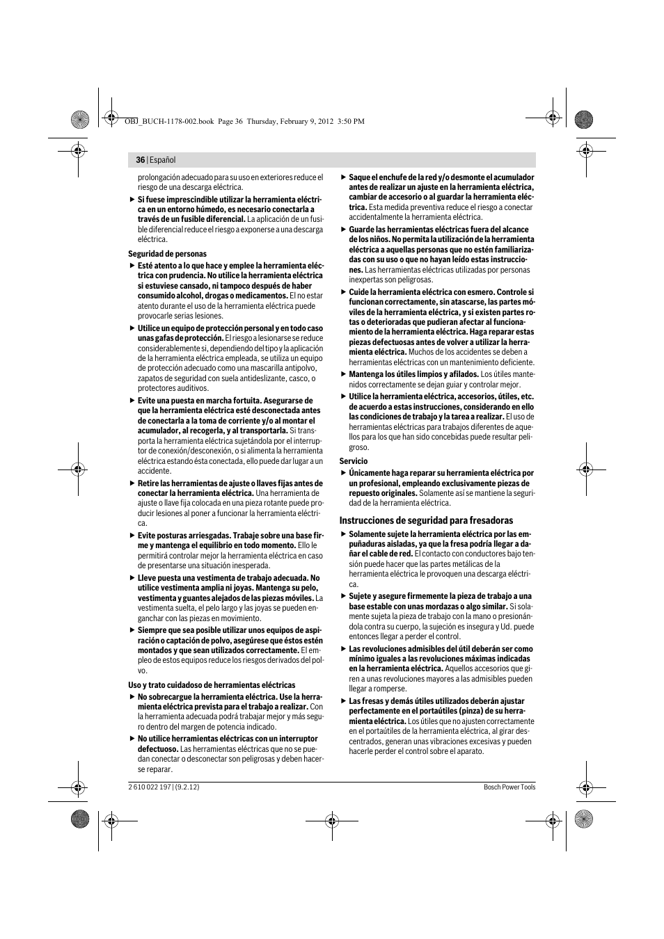 Bosch GMF 1600 CE Professional User Manual | Page 36 / 255