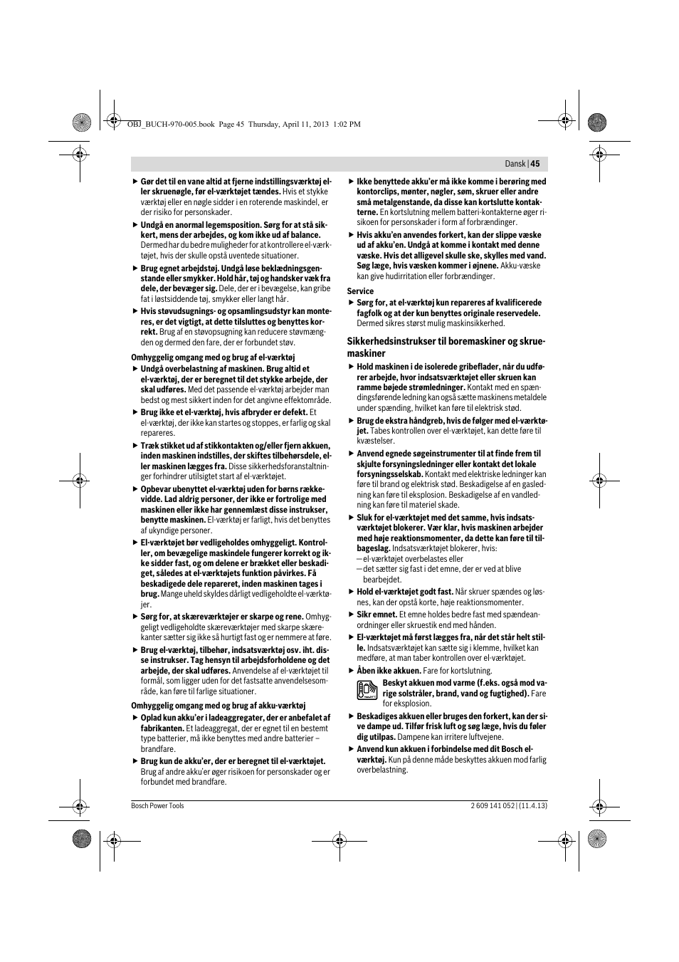 Bosch GSR 10,8-2-LI Professional User Manual | Page 45 / 169